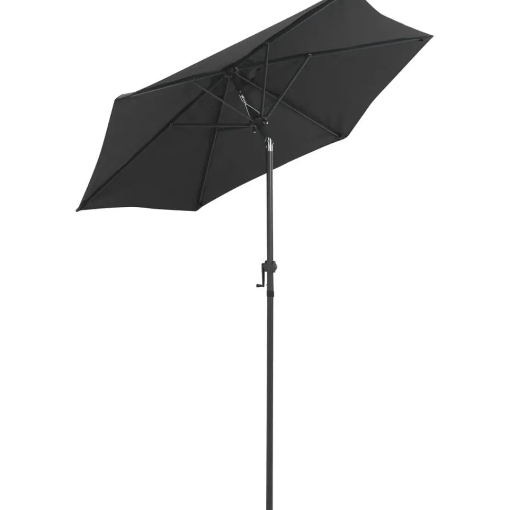 Best FinePRICE Aurinkovarjo antrasiitti 200x211 cm alumiini