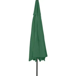 Clearance FinePRICE Aurinkovarjo LED-valot ja metallitanko 400 cm antrasiitti