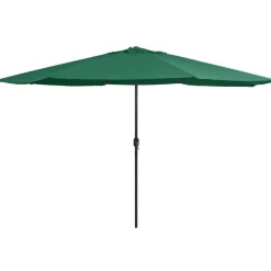 Outlet FinePRICE Aurinkovarjo metallirunko 400 cm vihreä
