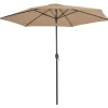 Sale FinePRICE Aurinkovarjo metallirunko 300 cm harmaanruskea