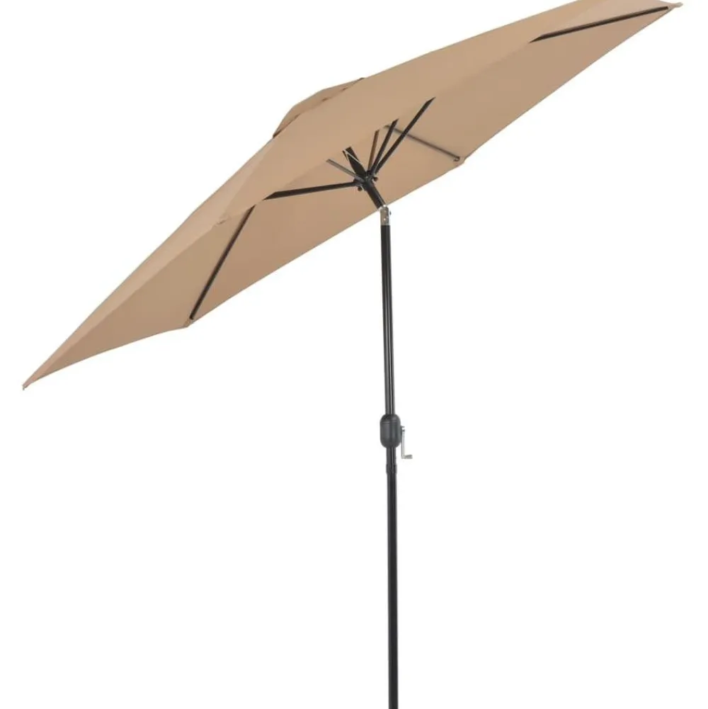 Sale FinePRICE Aurinkovarjo metallirunko 300 cm harmaanruskea