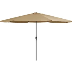 Clearance FinePRICE Aurinkovarjo metallirunko 400 cm harmaanruskea