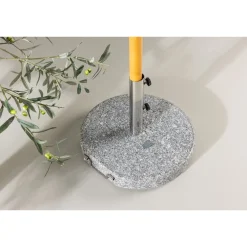Discount Venture Home Aurinkovarjon jalka Stathera 2, ø50cm, 40kg, karkea kivi