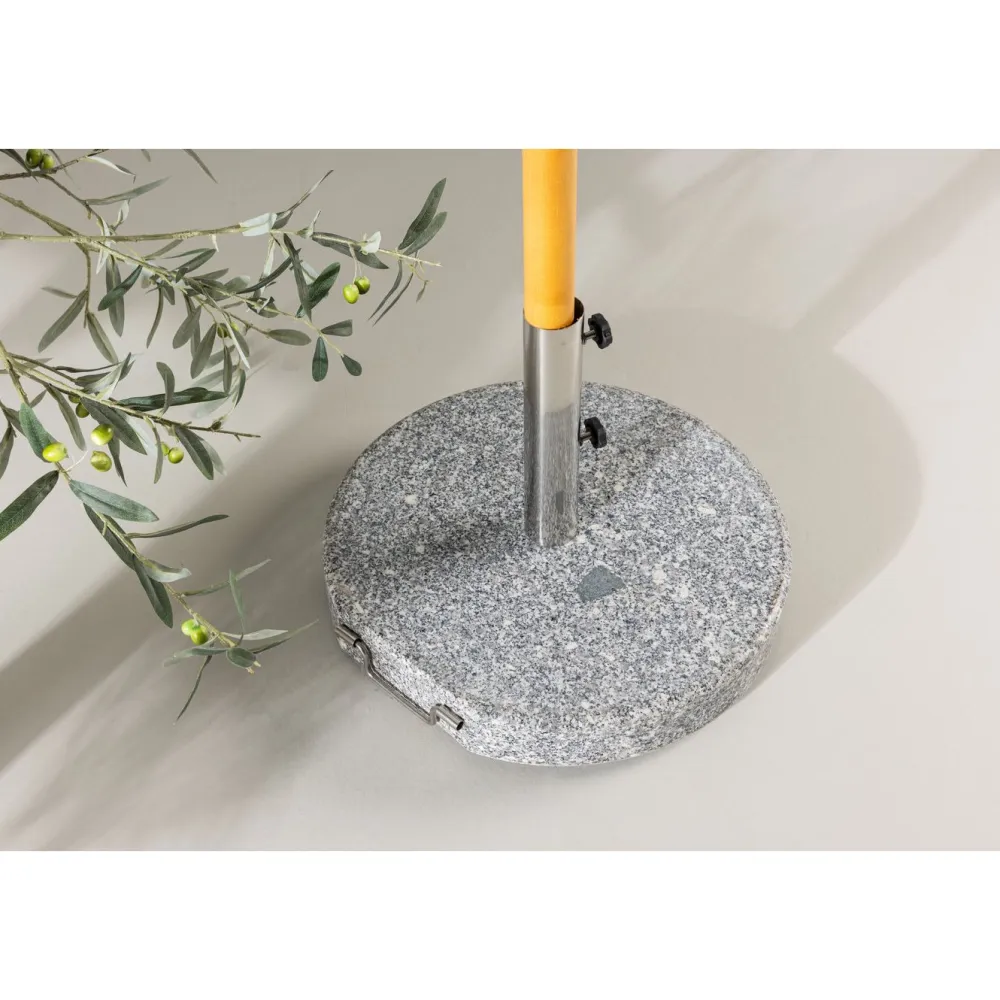 Discount Venture Home Aurinkovarjon jalka Stathera 2, ø50cm, 40kg, karkea kivi