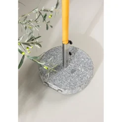 Discount Venture Home Aurinkovarjon jalka Stathera 2, ø50cm, 40kg, karkea kivi