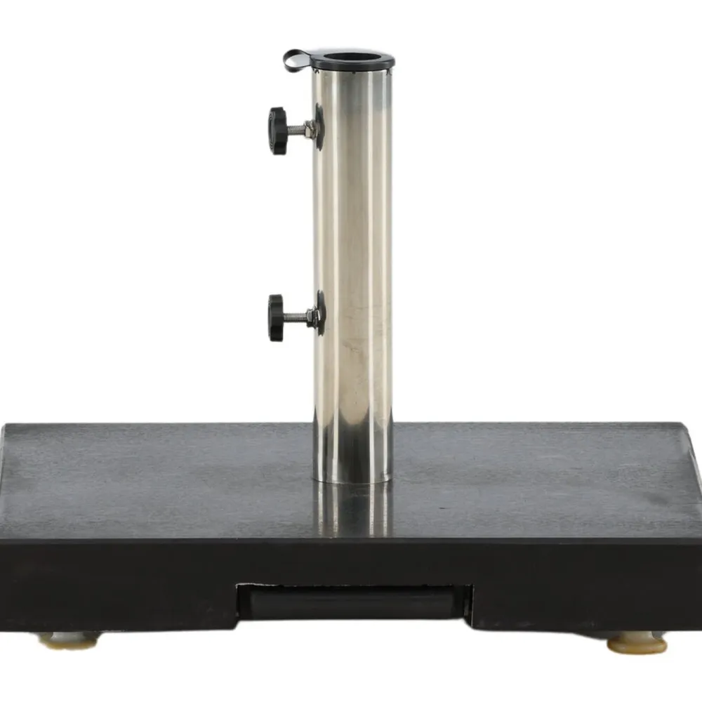 Online Venture Home Aurinkovarjon jalka Stathera, neliskulmainen, 40kg, musta graniitti