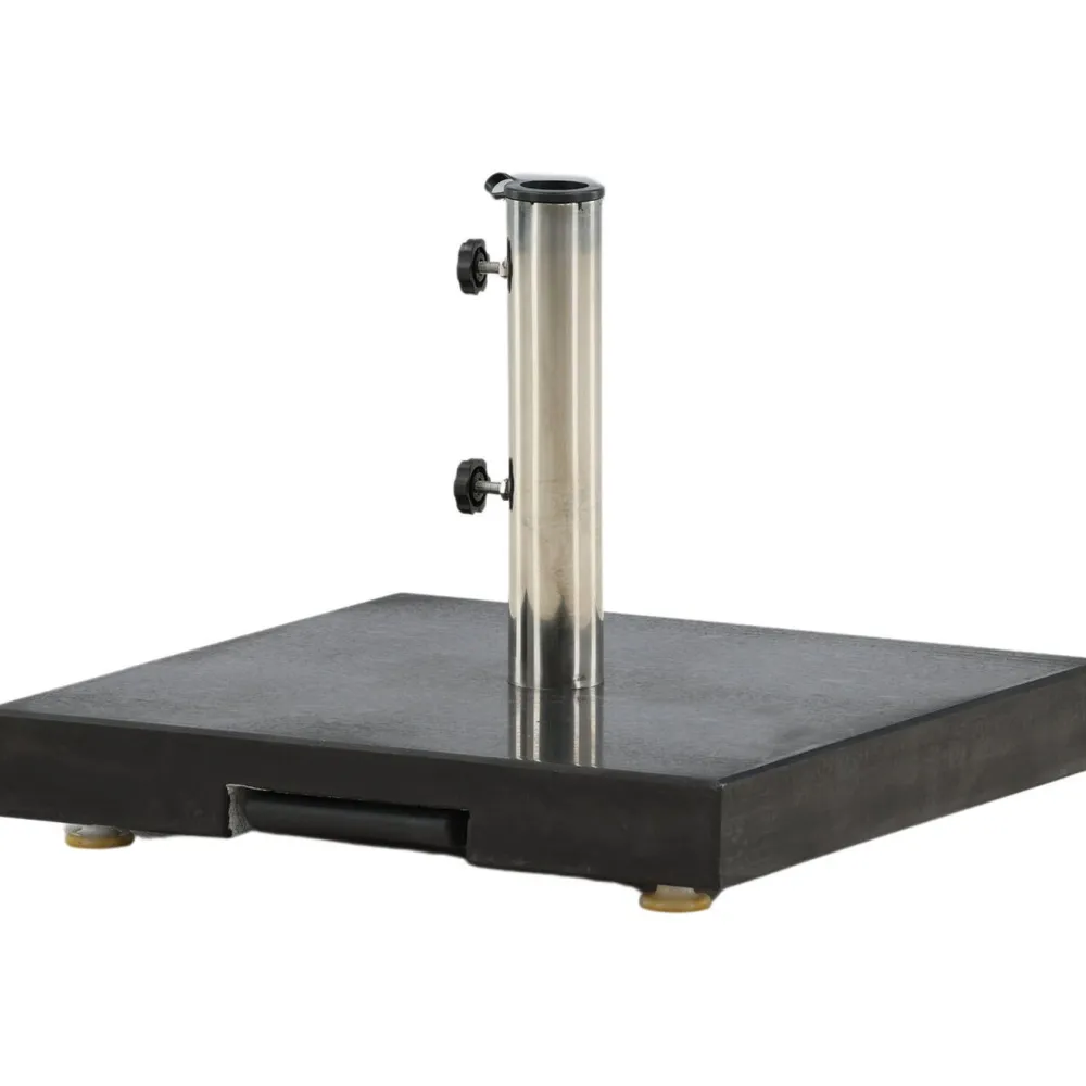 Online Venture Home Aurinkovarjon jalka Stathera, neliskulmainen, 40kg, musta graniitti