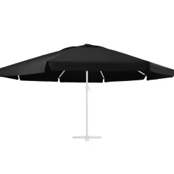 Sale FinePRICE Aurinkovarjon vaihtokangas musta 500 cm (12544)