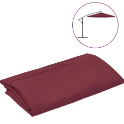 Best FinePRICE Aurinkovarjon vaihtokangas, halkaisija 300/350 cm, eri värejä ja kokoja (09960)
