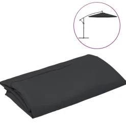 Best FinePRICE Aurinkovarjon vaihtokangas, halkaisija 300/350 cm, eri värejä ja kokoja (09960)