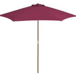 Discount FinePRICE Aurinkovarjo puurunko 270 cm viininpunainen