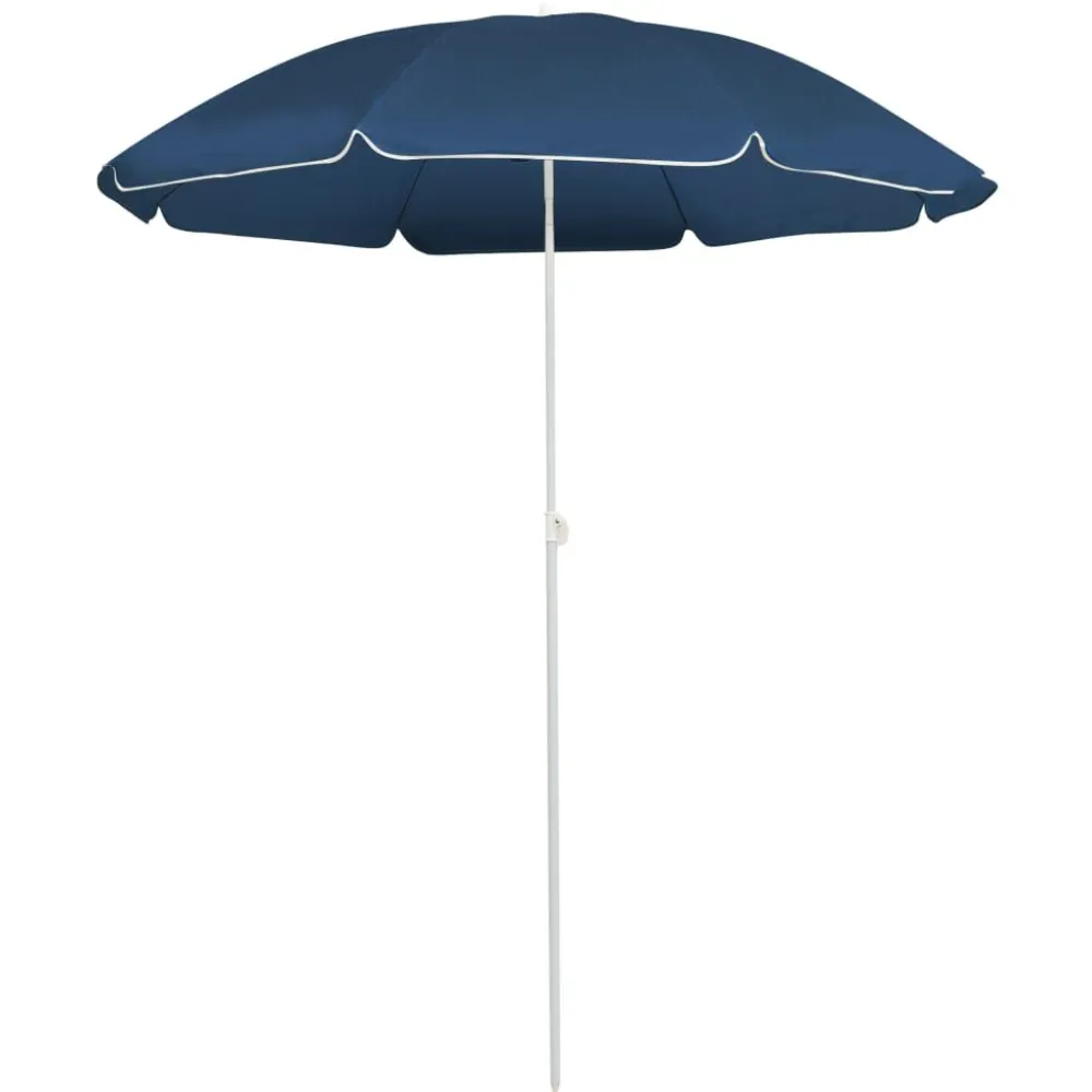 Outlet FinePRICE Aurinkovarjo terästanko 180 cm sininen