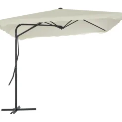 Discount FinePRICE Aurinkovarjo terästanko 250x250 cm hiekanruskea