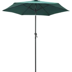 Outlet FinePRICE Aurinkovarjo 200x211 cm alumiini vihreä