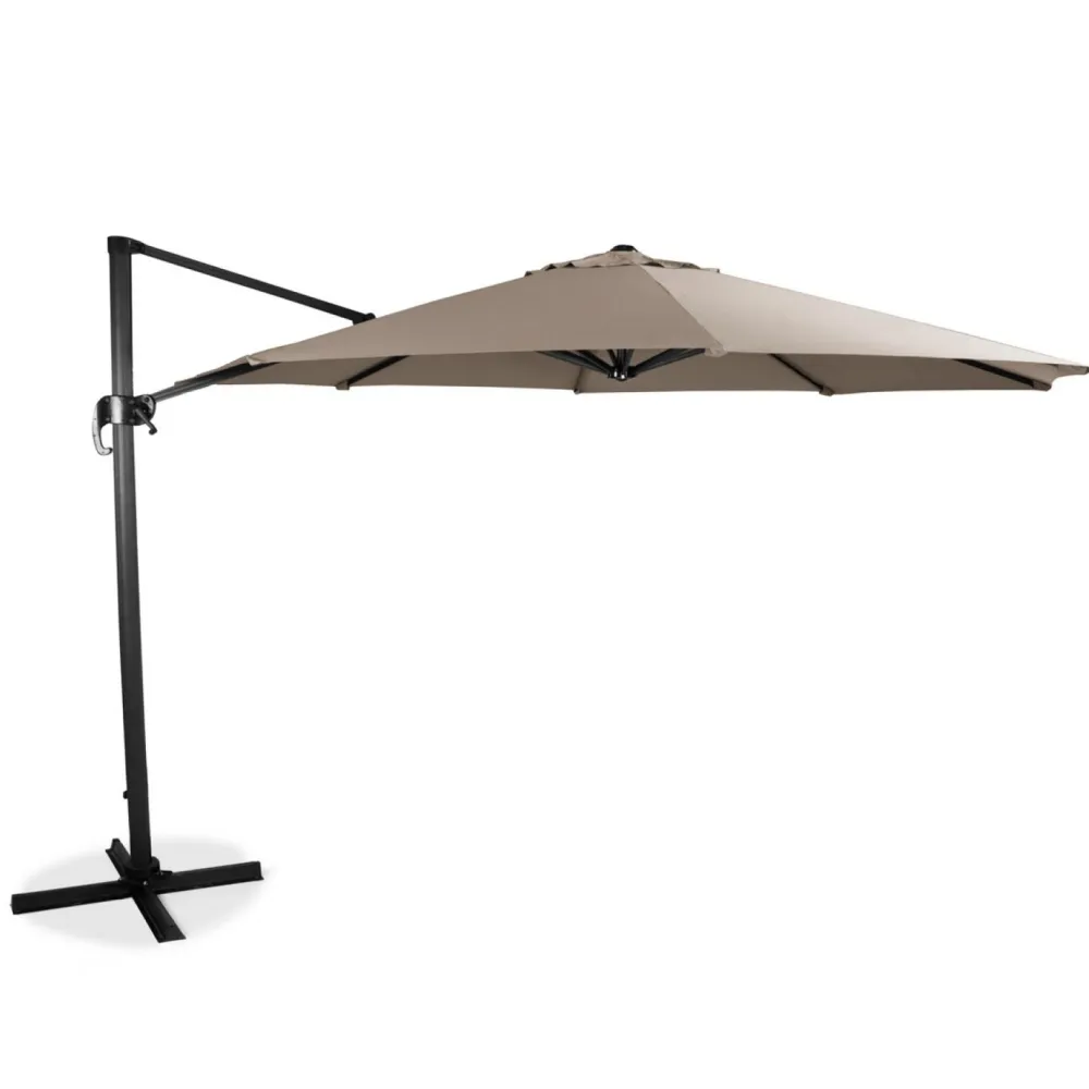 Hillerstorp Aurinkovarjo XL säädettävä ø350 cm musta 35570