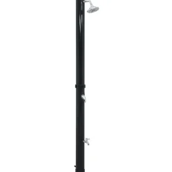 Online FinePRICE Aurinkovoimasuihku 220 cm 20 l musta