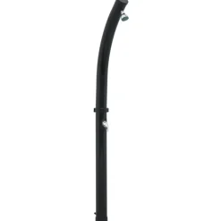 FinePRICE Aurinkovoimasuihku 214 cm 20 l musta