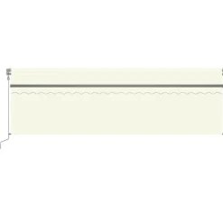 Best FinePRICE Automaattimarkiisi verhoLED/tuulisensori 3x2,5 m sininen/valkoinen