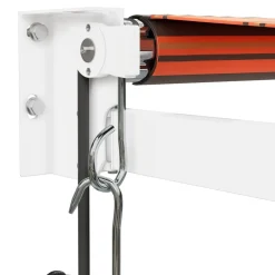 Clearance FinePRICE Automaattisesti sisäänkelattava markiisi oranssirusk. 3,5x2,5 m