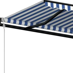 New FinePRICE Automaattisesti sisäänkelattava markiisi 350x250 cm kerma