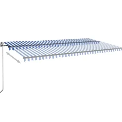 New FinePRICE Automaattisesti sisäänkelattava markiisi 350x250 cm kerma