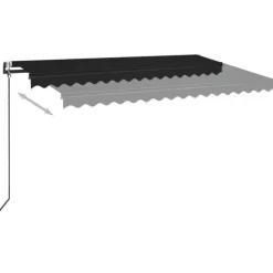 New FinePRICE Automaattisesti sisäänkelattava markiisi 350x250 cm kerma