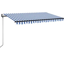 New FinePRICE Automaattisesti sisäänkelattava markiisi 350x250 cm kerma