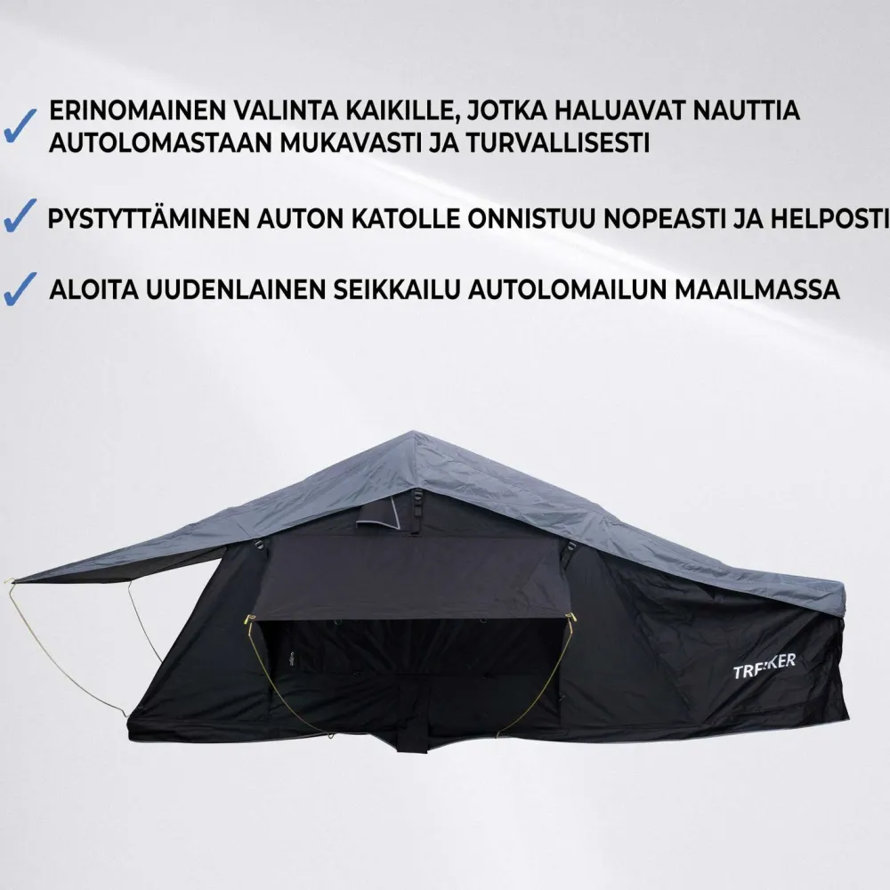 Trekker Auton kattoteltta Cabin L, eri värejä