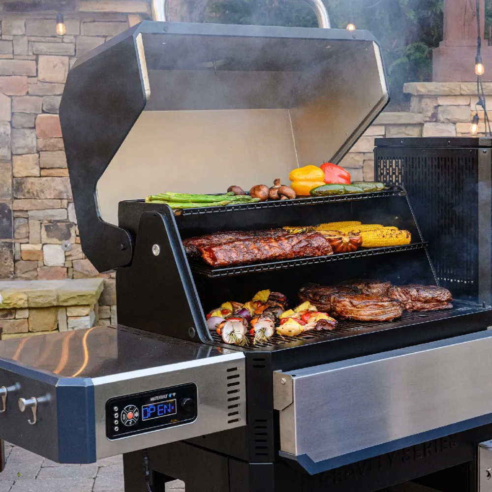 Masterbuilt BBQ-hiiligrilli/savustin Gravity Series 1050, digitaalinen, wifi-ohjattava