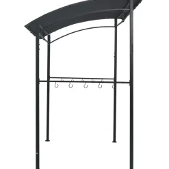 Sale FinePRICE Bbq-huvimaja 215x150x220 cm antrasiitti teräs