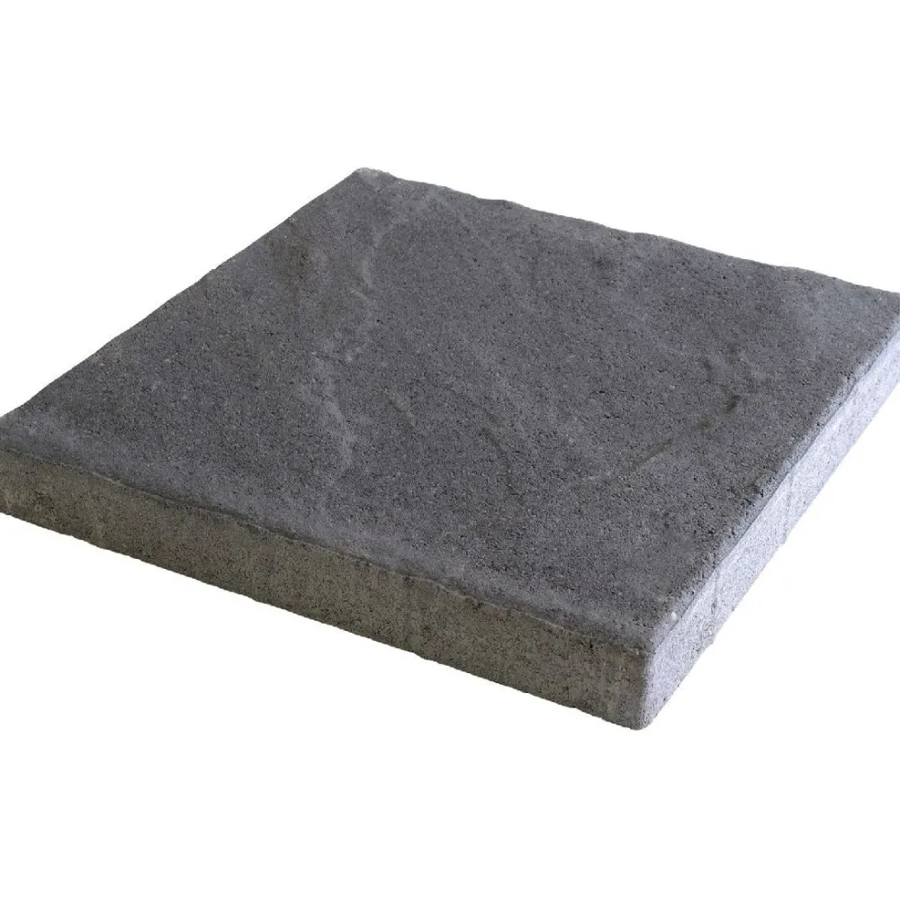 Clearance Rudus Betonilaatta 398x398x50mm, musta, profiloitu