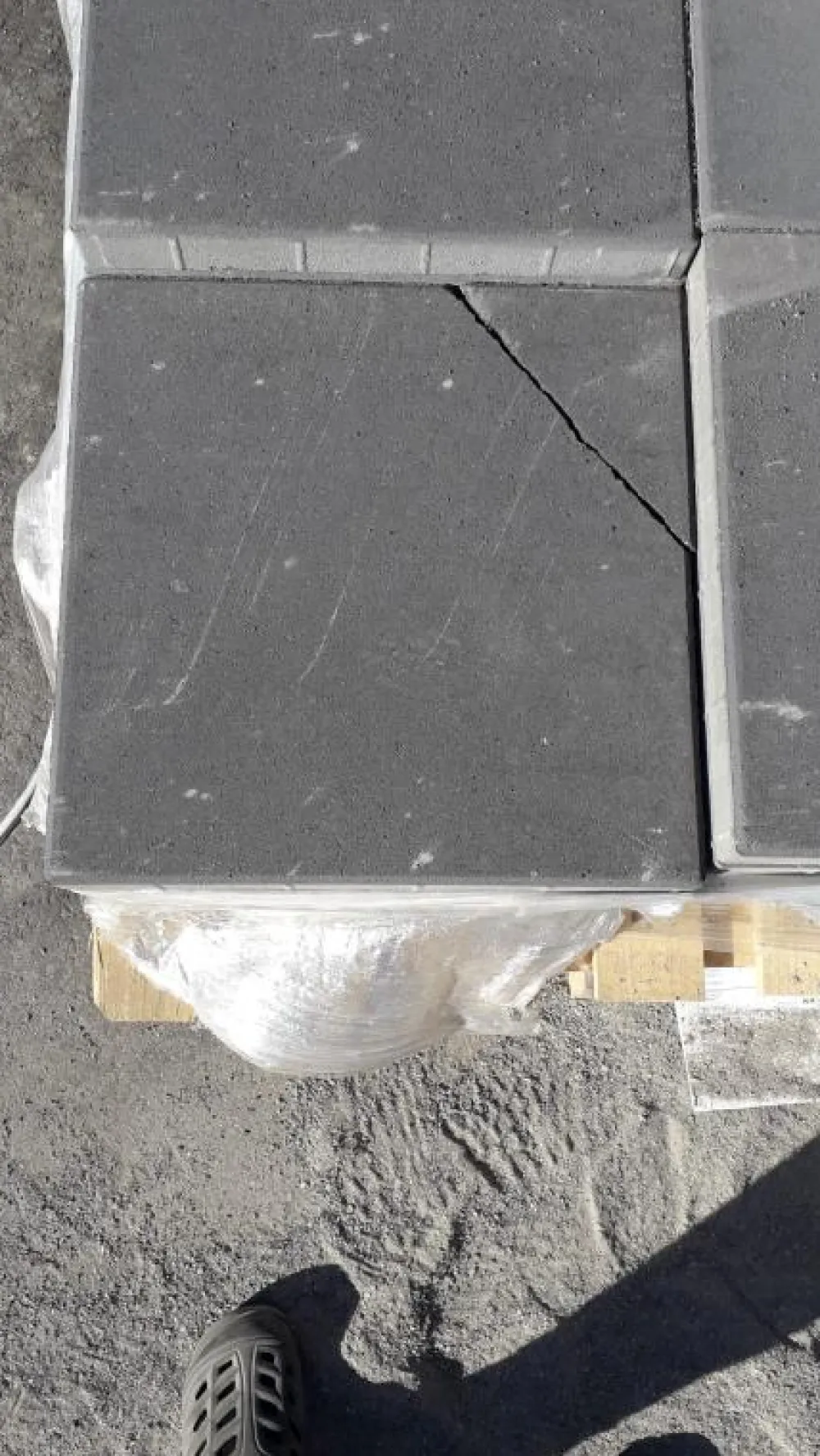 Online Rudus Betonilaatta 498x498x50 mm sileä musta