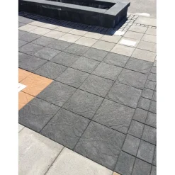 Discount Betonilaatta 400x400x50 mm kuvioitu musta