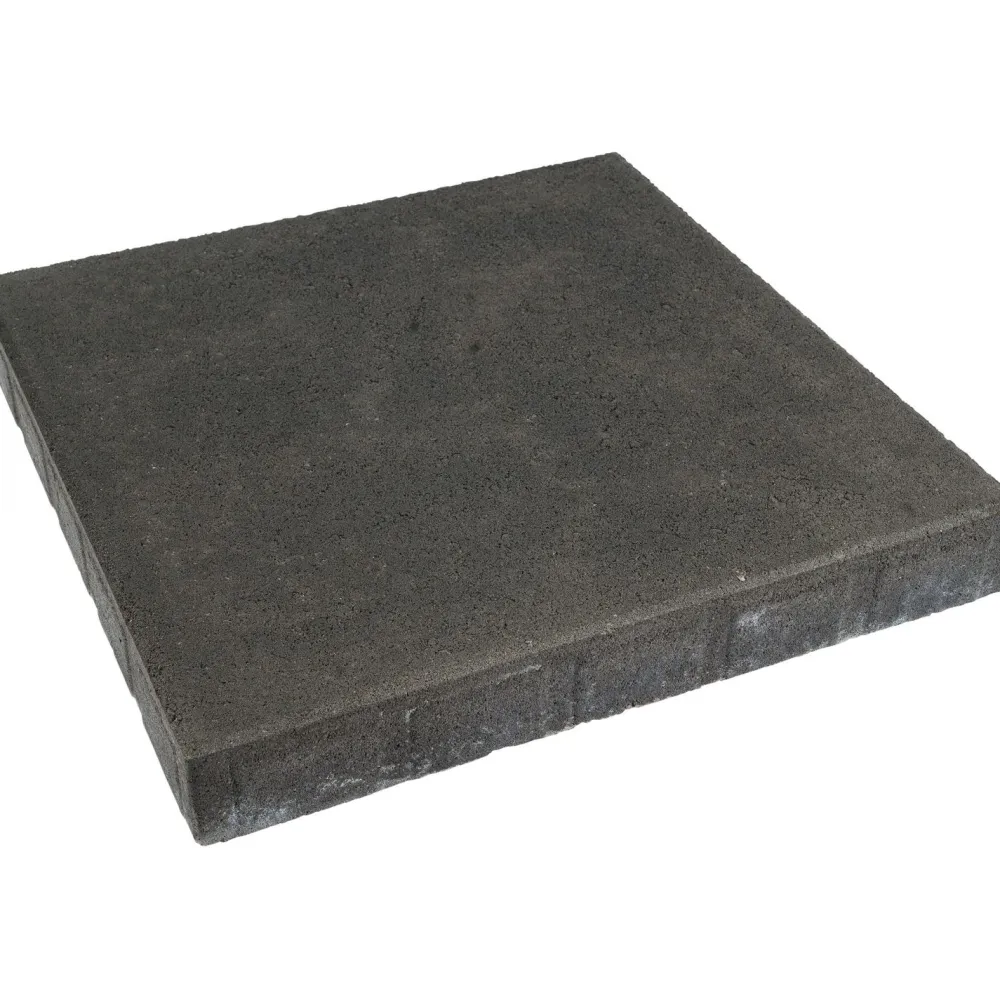 New Betonilaatta 600x600x80 mm sileä musta