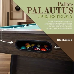 Hot Blackwood Biljardipöytä Official 8' eri värejä