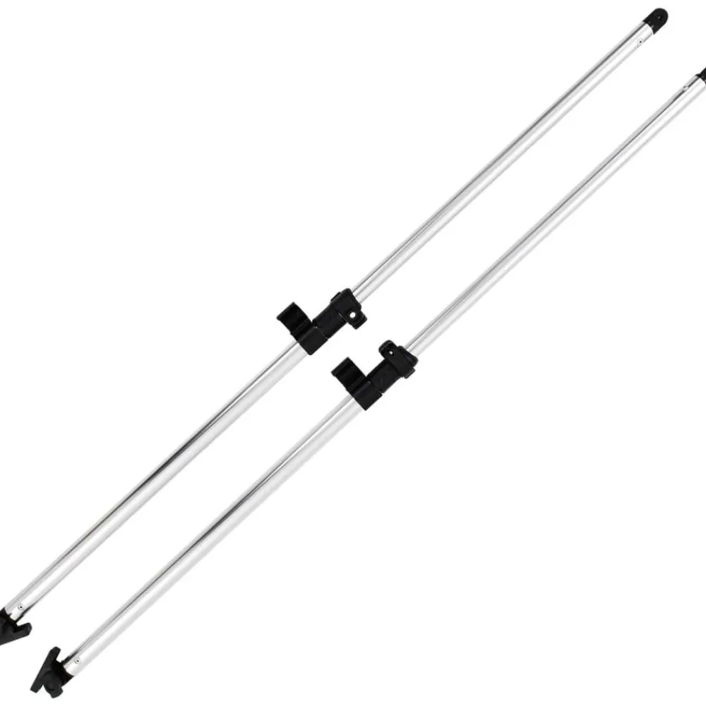 Discount FinePRICE Bimini-ylätukitangot 2 kpl alumiinia