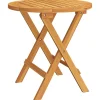 New FinePRICE Bistropöytä Ø46x47 cm, akasiapuu