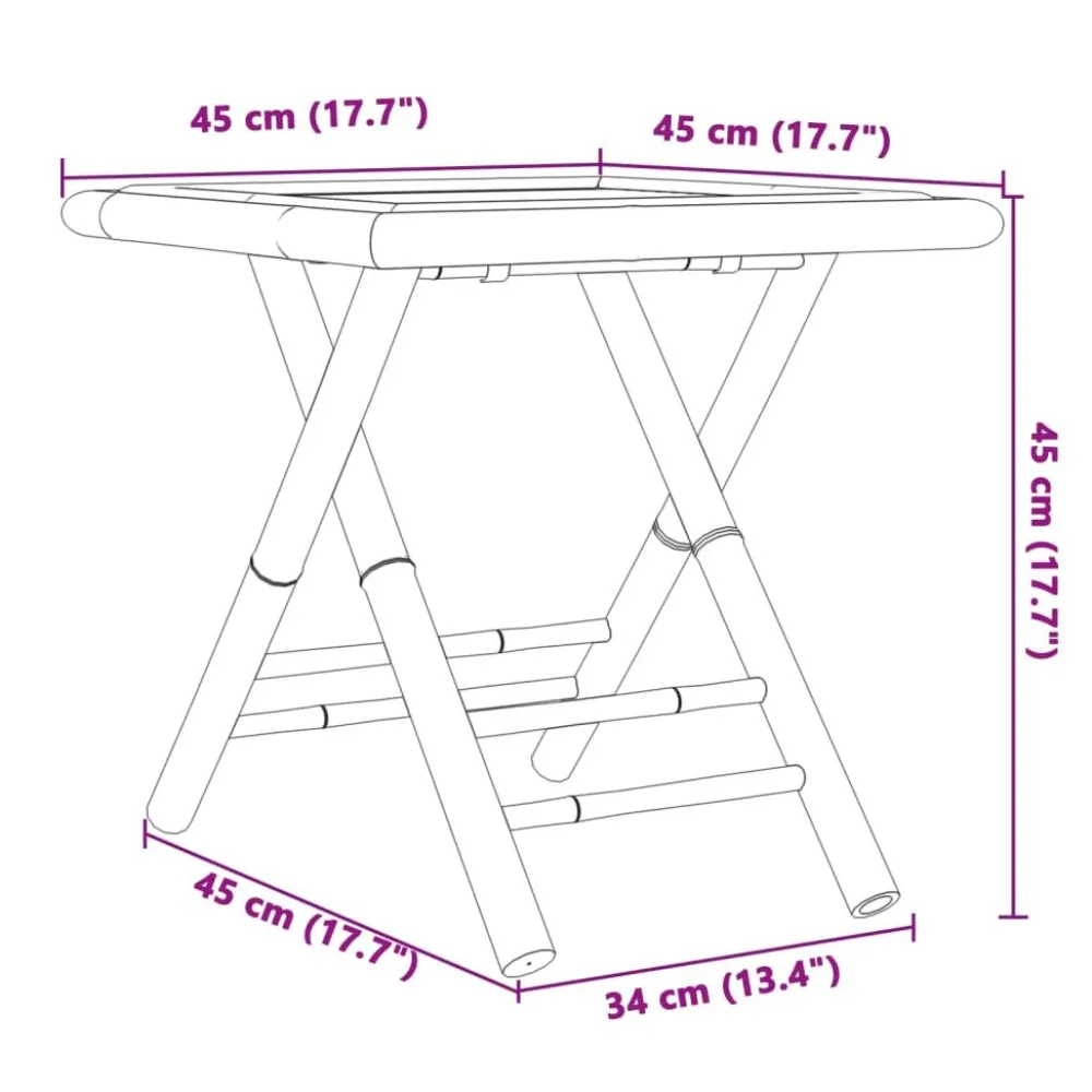 New FinePRICE Bistrosarja 3-osainen bambu (78522)