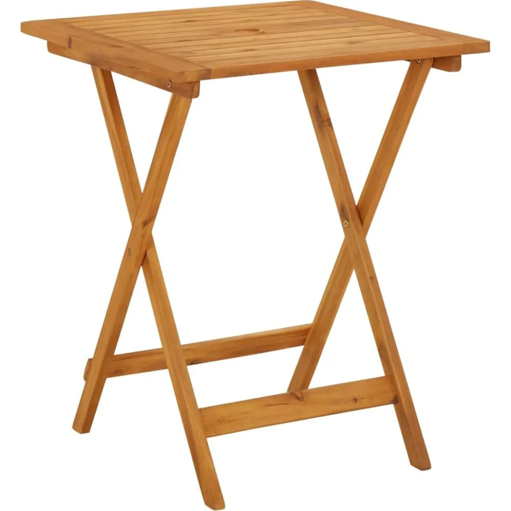 Clearance FinePRICE Bistrosarja 3-osainen musta polypropeeni ja täysi akasiapuu (81745)