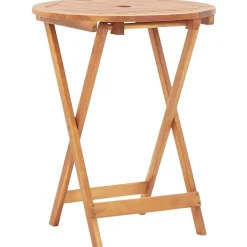 Clearance FinePRICE Bistrosarja 3-osainen musta polypropeeni ja täysi akasiapuu (81745)