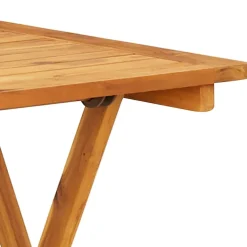 Clearance FinePRICE Bistrosarja 3-osainen musta polypropeeni ja täysi akasiapuu (81745)