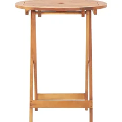 Clearance FinePRICE Bistrosarja 3-osainen musta polypropeeni ja täysi akasiapuu (81745)