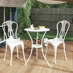 Online FinePRICE Bistrosarja 3-osainen valualumiini musta (17754)