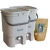 Best BioProffa Bokashi keittiökompostori Prego tuplapakkaus 19 l harmaa