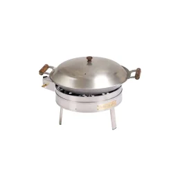 Outlet GrillSymbol Cataplanasetti PRO-450 inox CAT Ø45 cm kaasupoltin säädinletkusetti
