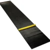 New Longfield Darts-matto ja oche , musta/keltainen