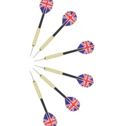New FinePRICE Darts-taulu reunuksella ja 6 tikkaa, sisal