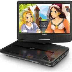 Clearance Lenco DVD-soitin , 9 tuumaa, kannettava