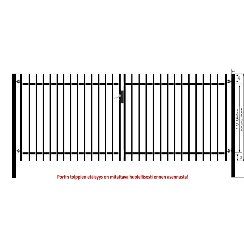 Discount AB Polar Elementtiaidan käyntiportti 900 x 1140 mm