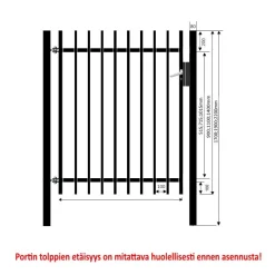 Outlet AB Polar Elementtiaidan käyntiportti 1100 x 1140 mm
